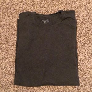 Eddie Bauer Legend Wash Charcoal Solid Grey Men’s XL Tall Shortsleeved Tee